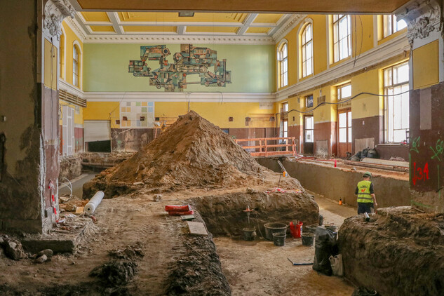 Hlavní nádraží České Budějovice, interiér, 2021